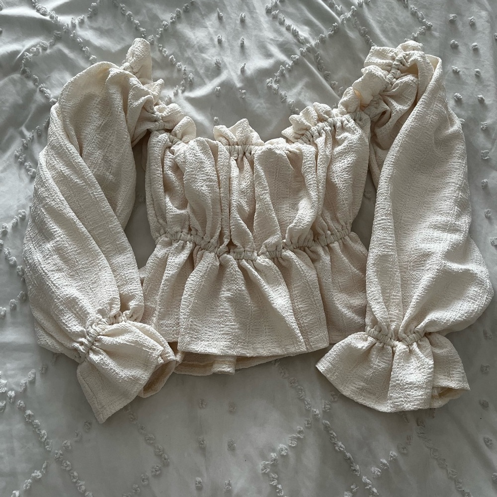 Gently used condition size small off the shoulder top